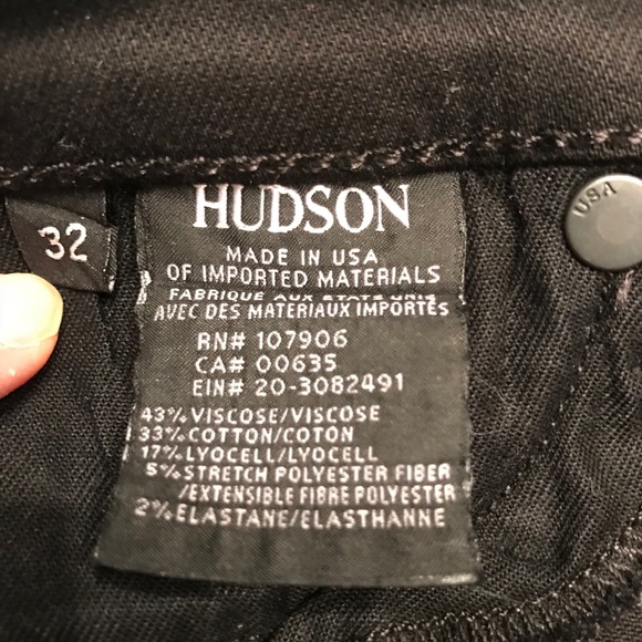 HP NWT Hudson Krista Skinny Waxed Jeans $189 - Picture 6 of 8